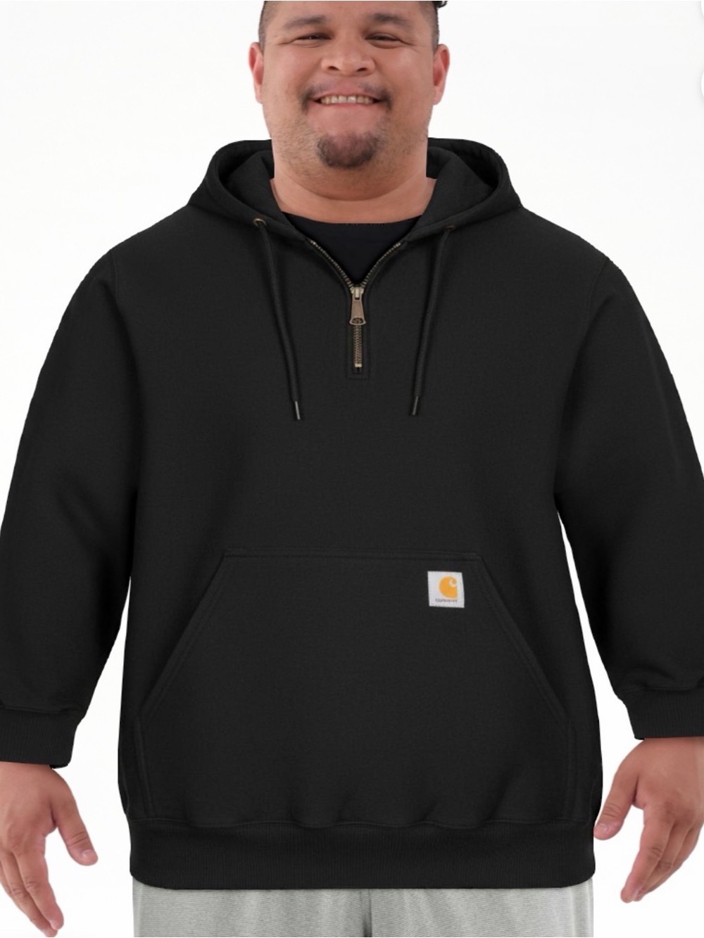 Carhartt Men's Rain Defender Paxton Heavyweight Hooded Zip
Mock Sweatshirt